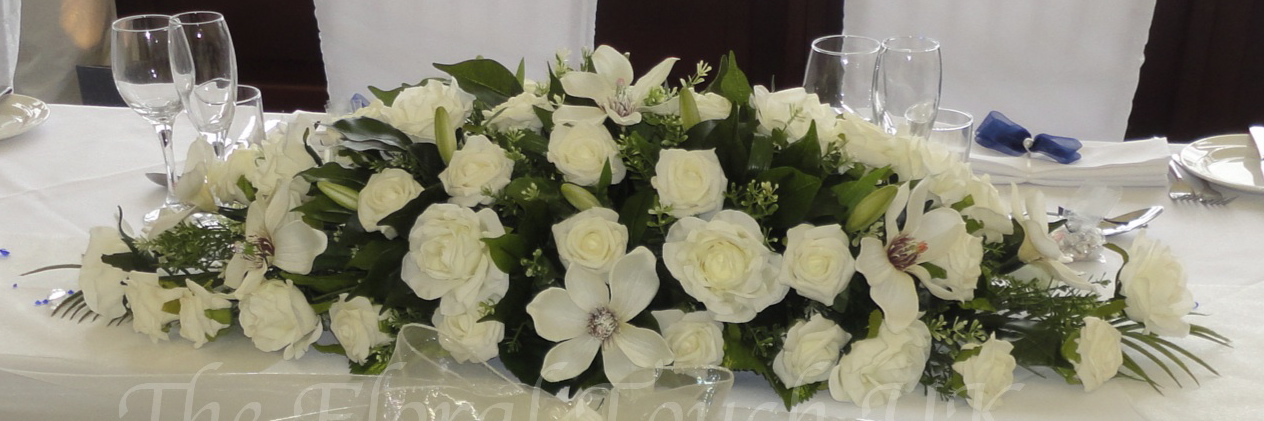 Rose & Magnolia Wedding Centrepiece
